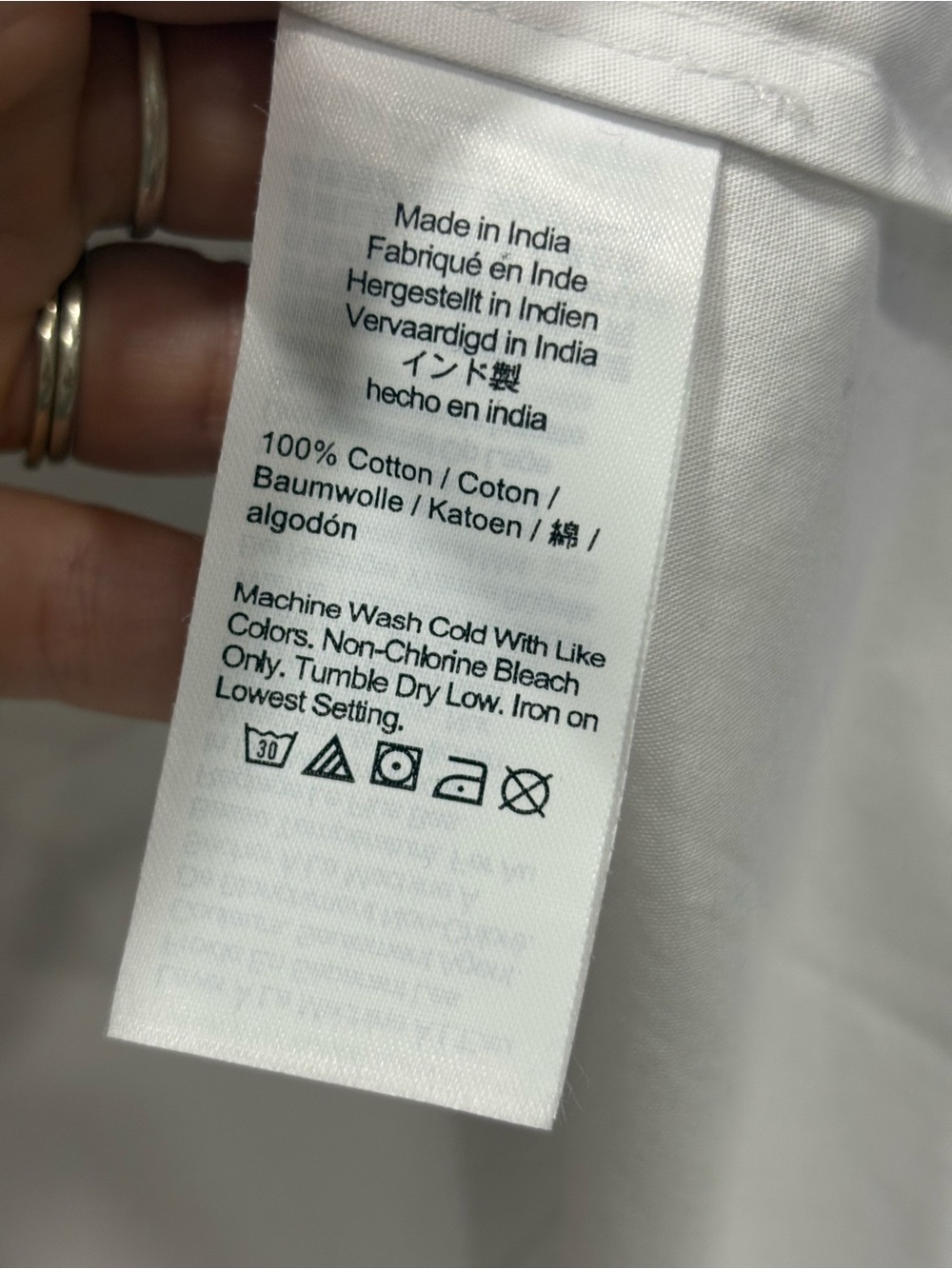 NWT Madewell The Signature Y-Neck Shirt in Poplin - Picture 8 of 10